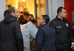 Banka şubesinde korku dolu anlar...