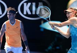 Nadal şaşırtmadı, Sharapova veda etti...