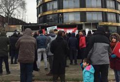 Jet Fadıl mağdurlarından Caprice Gold önünde eylem