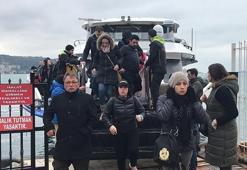 Boğaz turunda büyük şok