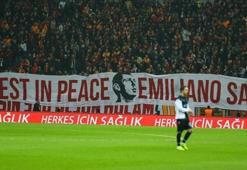 Galatasaray taraftarından Emiliano Sala pankartı
