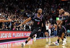 Dwyane Wade'den son saniye üçlüğü!
