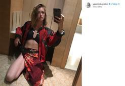 Yasemin Allen'ın 'yılanlı dansı'