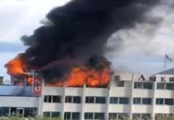 Kıbrıs’ta Girne Amerikan Üniversitesi’nde yangın