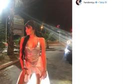 Hande Erçel'in 'seksi' fotoğraf krizi!
