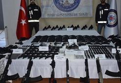 İzmir'de kaçak silah fabrikasına helikopterli operasyon: 46 gözaltı