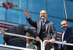 Soylu, Büyükçekmece'de halka hitap etti