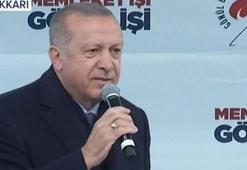 Cumhurbaşkanı Erdoğan'dan Hakkari'de flaş sözler!