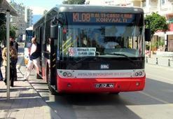 Antalya'da toplu ulaşım, günde 4 saat bedava