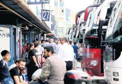 Otobüs otobüs seçime gidiyorlar! Yer kalmadı...