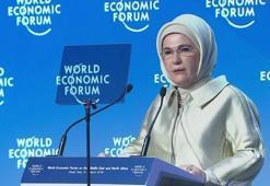 Emine Erdoğan, Dünya Ekonomik Forumu'nda konuştu