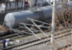 ABD'de yük treni raydan çıktı