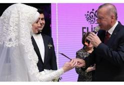 Cumhurbaşkanı Erdoğan nikah şahidi oldu