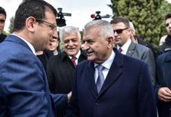 Binali Yıldırım ile Ekrem İmamoğlu karşılaştı
