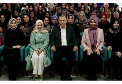 Cumhurbaşkanı Erdoğan, TÜRGEV yurdunu ziyaret etti