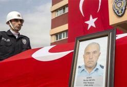 Şehit polis son yolcuğuna uğurlandı