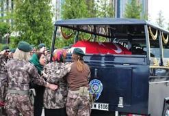 Şehit komiser yardımcısı son yolculuğuna uğurlandı