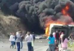 Meksika'da otobüs kazası: 21 ölü