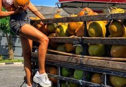 Buse Narcı, Bali'de yol kesti