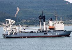 Rus askeri gemisi Çanakkale Boğazı'ndan geçti