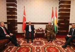 Bakan Çavuşoğlu, Mesud Barzani ile görüştü!
