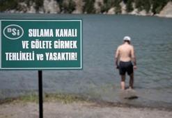 Bayburt'ta valilik baraj, su kanalı, göletlere girmeyi yasakladı
