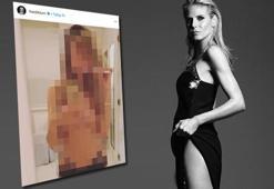 Heidi Klum'dan olay paylaşım! Üstsüz şekilde...