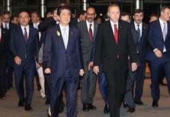 Cumhurbaşkanı Erdoğan Japonya Başbakanı ile görüştü
