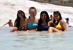 Pamukkale'de tüm zamanların rekoru kırıldı