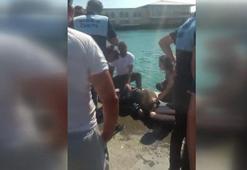 Kadıköy'de hareketli anlar! Genç kadın bir anda...