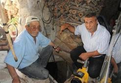 Su baskını, yeraltı şehrini ortaya çıkardı