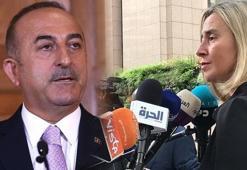 Çavuşoğlu, Mogherini ile Doğu Akdeniz'deki sondajı görüştü