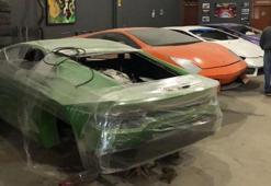 ŞOK! Sahte lüks araç baskını! Lamborghini, Ferrari...