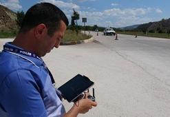 Karabükte dronelu emniyet kemeri uygulaması