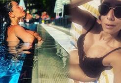Merve Sevi'den mayolu tatil paylaşımı