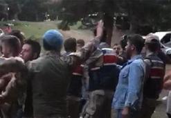 Festivalde kavga eden alkollü gruplarla jandarma arasında arbede