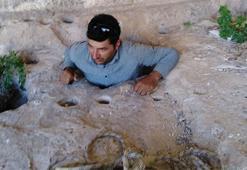 Adıyaman’da bin 800 yıllık tripleks mağaralara ilk kez girildi