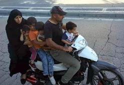 Motosiklette 6 kişi ile tehlikeli yolculuk