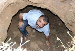 Kapadokya’da bahçe çöktü, ortaya yeraltı şehri çıktı