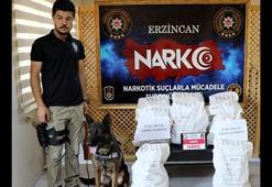 Erzincan’da 3,5 milyon TL değerinde eroin ele geçirildi