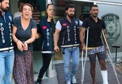 Hırsızlığa el ele giden sevgililer yakalandı!