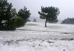 Kastamonu'da dolu etkili oldu