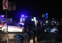 Minibüs balık tutanlara çarpıp denize uçtu: 1'i ağır 6 yaralı
