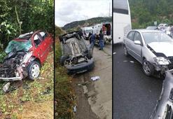 Karabük'te trafik kazaları: 9 yaralı