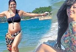 Ece Vahapoğlu plajda fenalaştı