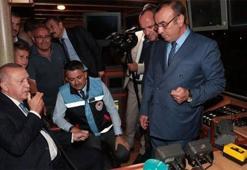 Cumhurbaşkanı Erdoğan telsizden balıkçılara seslendi