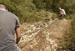 Tarihi yol kalıntıları bulundu