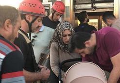Metrobüs asansöründe büyük panik!