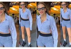 Serenay Sarıkaya tayt modasına uydu