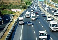 Trafikten kaçmak isteyen bunu yaptılar ama kamerayı gören kaçtı